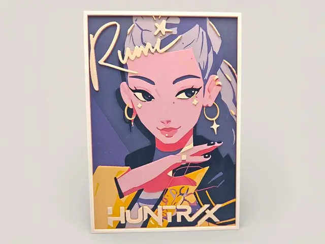 HueForge model: Rumi Huntrx Poster Hueforge by MythicHue's