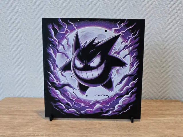 HueForge model: Gengar Pokemon Hueforge by Kactus Fpv