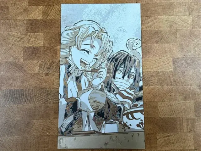 HueForge model: Demon Slayer - Hashira Date, Love and Serpent by Pretty Okay Prints