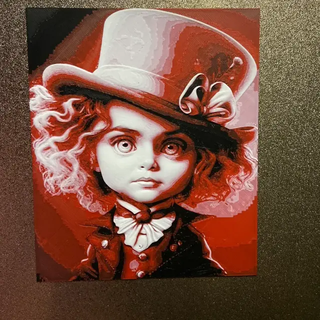 HueForge model: Kid mad hatter hueforge by Morganja