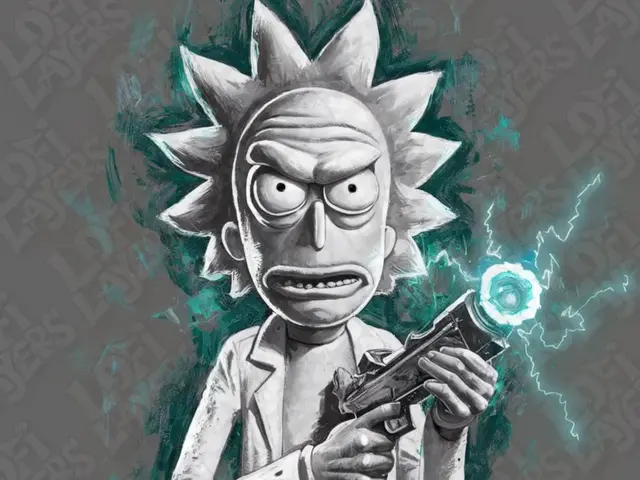 HueForge model: Rick from Rick and Morty Hueforge by LoFi Layers