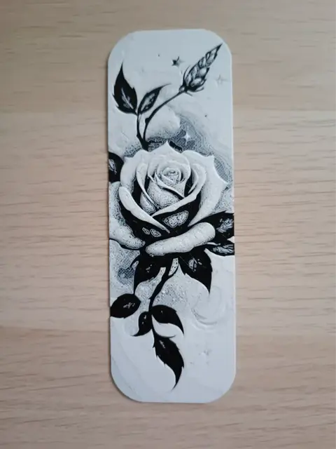 HueForge model: Rose Bookmark by Atrus Design