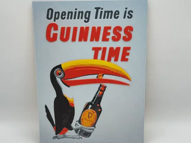 HueForge model: Vintage Guinness advertising poster 01 - Hueforge by Altf4-Formation