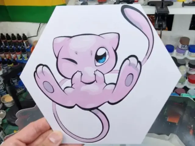 HueForge model: Pokemon Hueforge - Mew by Dakiren