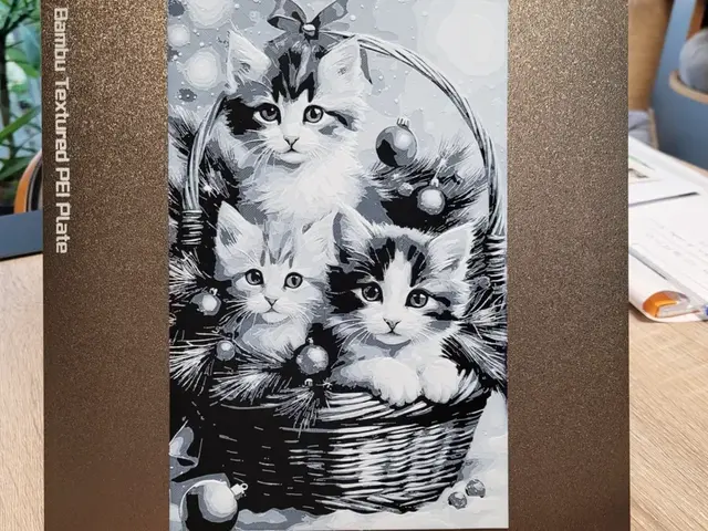 HueForge model: Kitten For Gift - Cat Hueforge - 148x235 by Vincent111