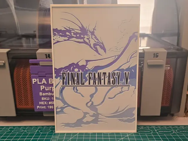 Final Fantasy V Game Poster - Hueforge Art