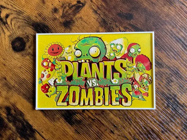 Plants Vs. Zombies Hueforge Video Game Poster