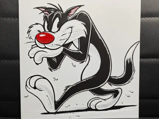 HueForge model: Sylvester J. Pussycat Sr. The Cat Looney Tunes by TheHueforgeLady