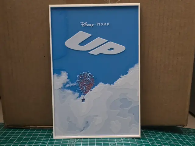 HueForge model: Up Movie Poster - Hueforge Art by Lumpy3D