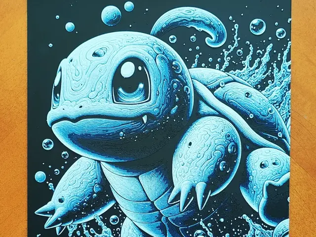 HueForge model: Squirtle - Pokemon - Hueforge by Sarge