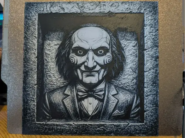 HueForge model: Billy the puppet - horror hueforge by 3dGlow