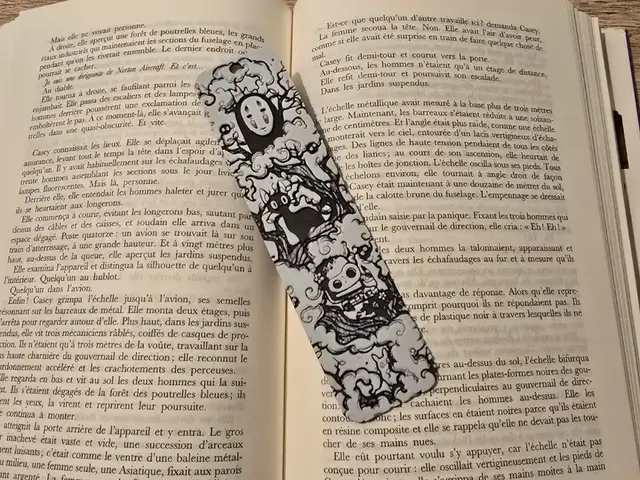 Bookmark Studio Ghibli  Only Black & white