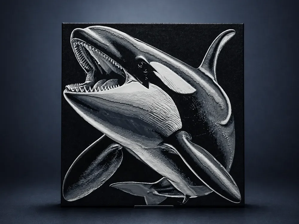 Orca - Killer whale by Aleksandr HueForge model: Orca - Killer whale by Aleksandr