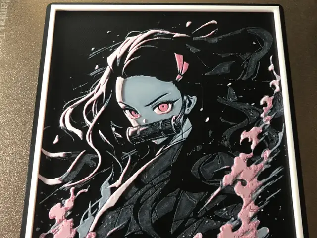 HueForge model: Nezuko Kamado (Demon Slayer) by Raiz_maker