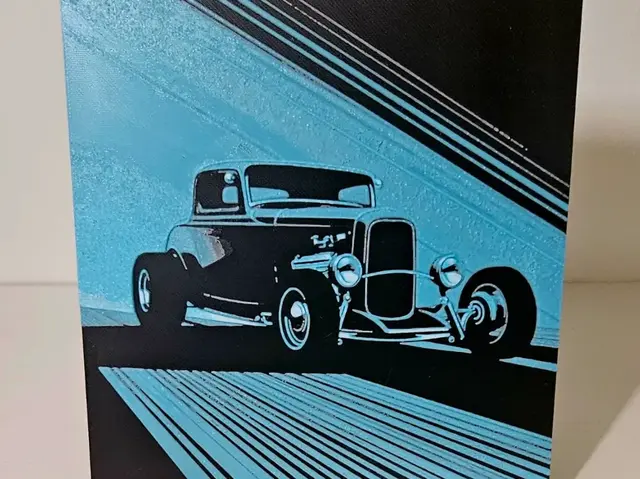 HueForge model: Hot Rod by Mano's 3d_Art