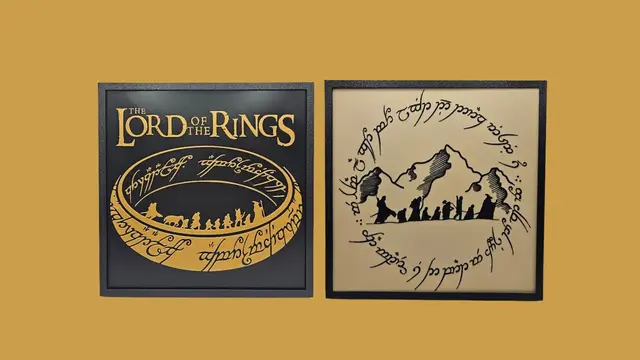 HueForge model: Lord of the Rings bundle by BusyKikiBee