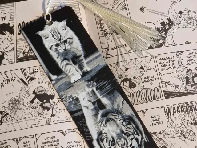 HueForge model: Cat Tiger Bookmark by Schuettdesign