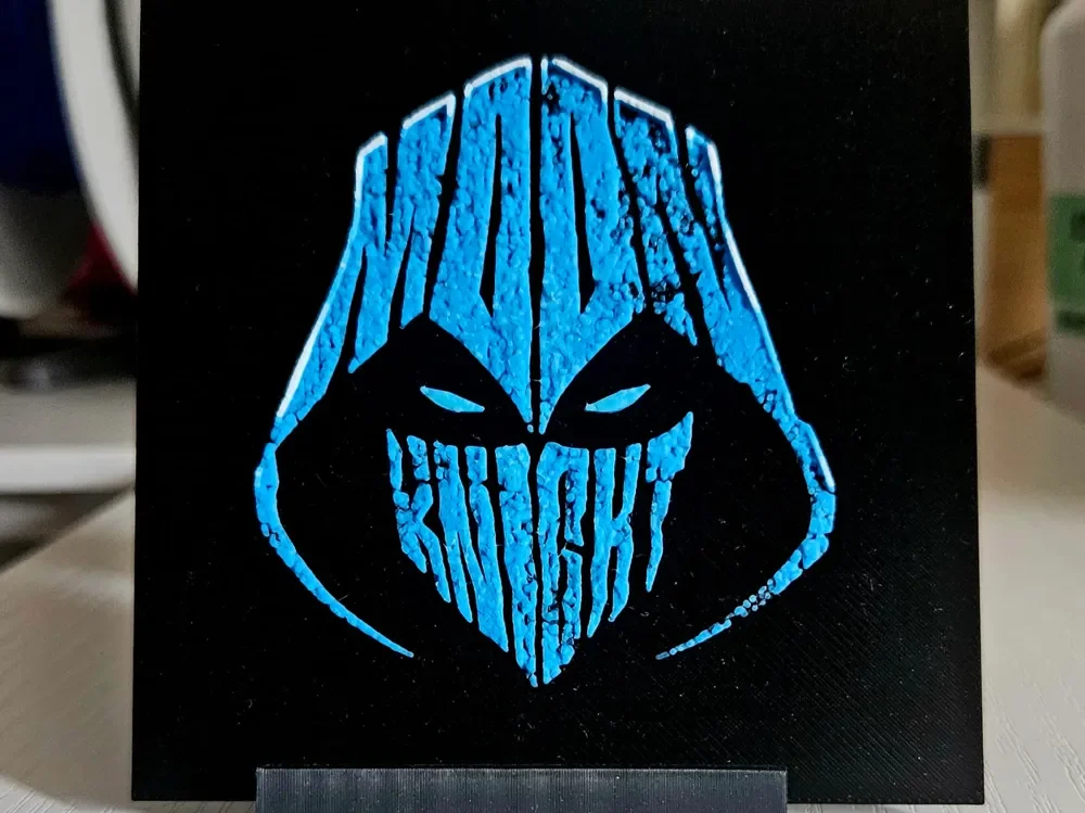 Moon Knight Letters by Mano's 3d_Art HueForge model: Moon Knight Letters by Mano's 3d_Art
