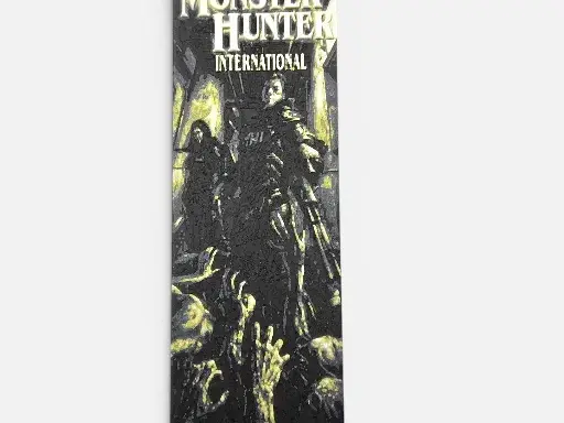 HueForge model: Monster Hunter International 50mm x 150mm Bookmark by MythicHue's