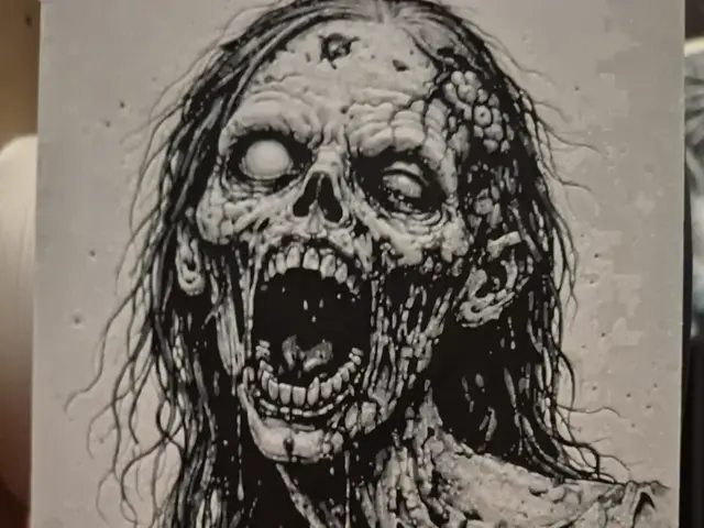 HueForge model: zombie 1 hueforge by Buntsta