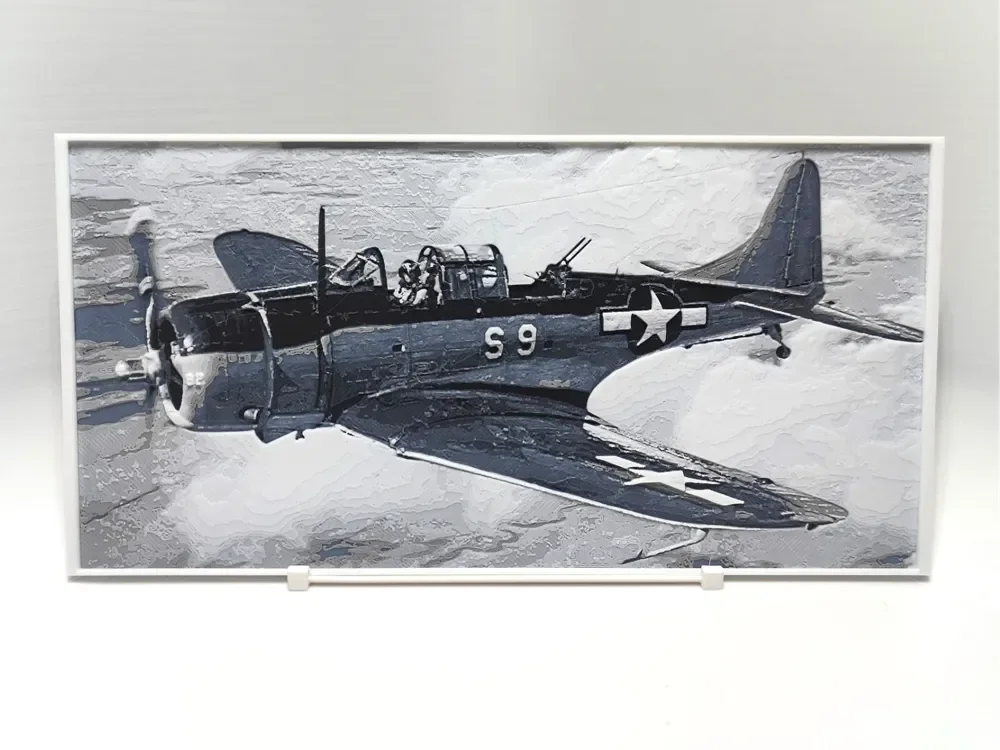 Douglas SBD Dauntless - Hueforge by BeaN HueForge model: Douglas SBD Dauntless - Hueforge by BeaN