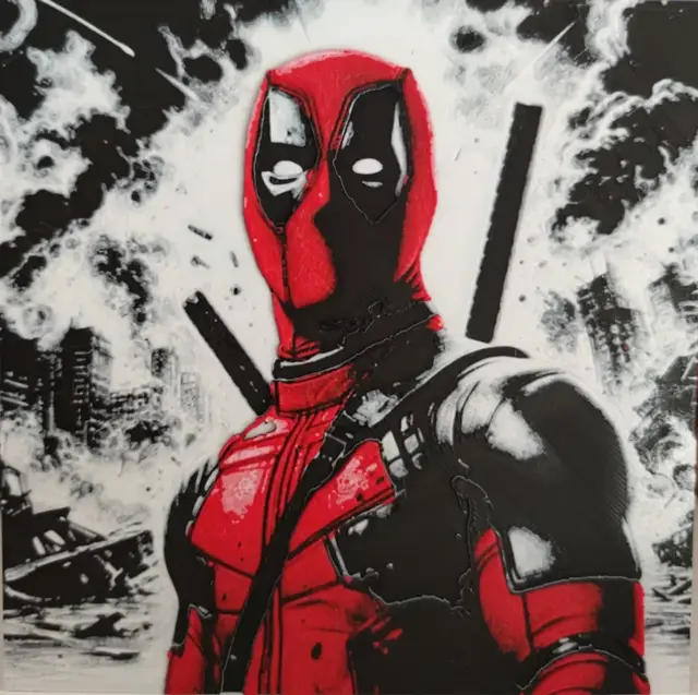 HueForge model: DeadPool Hueforge by Litolunar