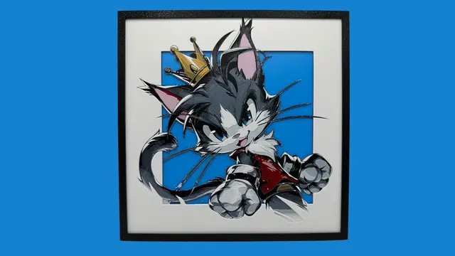 HueForge model: Cait Sith - Final Fantasy Hueforge by Canadian Gamer
