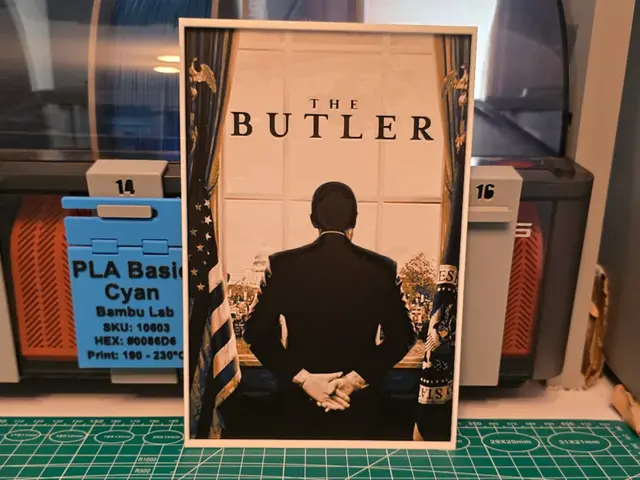 HueForge model: The Butler Movie Poster - Hueforge Art by Lumpy3D