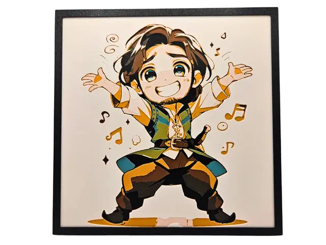 HueForge model: Flynn Rider - Chibi Edition by BusyKikiBee