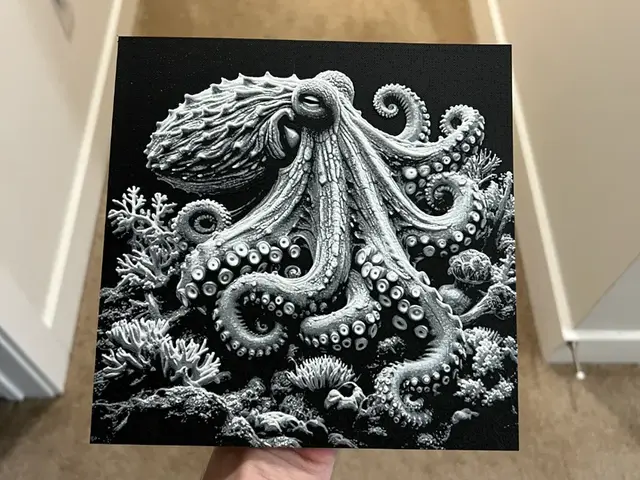 Octopus Art Hueforge