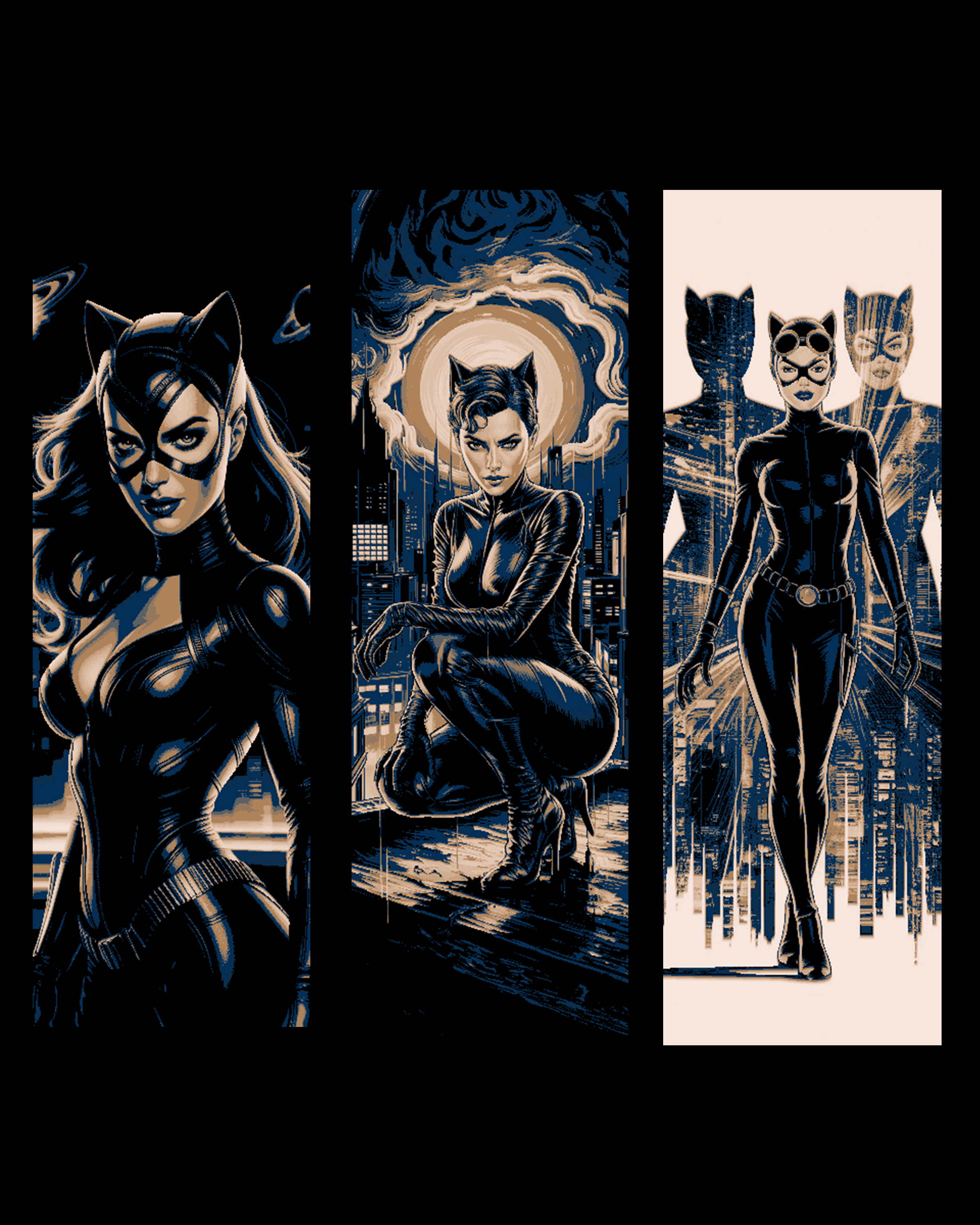 Sketches of the thief Catwoman from the DC Comic Universe - Fanart Bookmarks by BooneCo3d HueForge model: Sketches of the thief Catwoman from the DC Comic Universe - Fanart Bookmarks by BooneCo3d