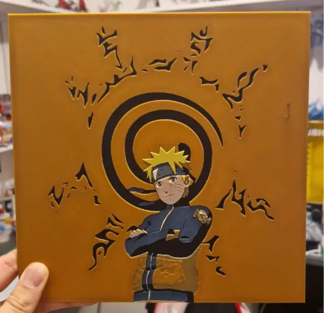 HueForge model: Naruto Uzumaki Hueforge by Dakiren