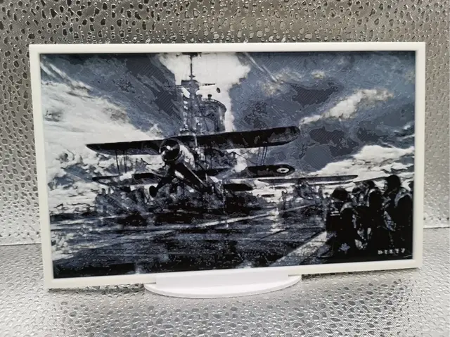 HueForge model: SWORDFISH OFF TO ATTACK THE BISMARCK Hueforge by Borishotch Industries