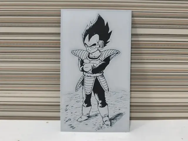 HueForge model: Hueforge Vegeta by Litolunar