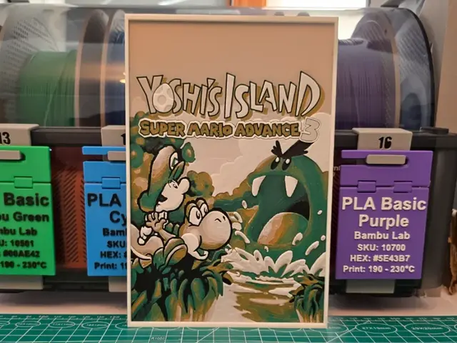 HueForge model: Yoshi's Island: Super Mario Advance 3 - Hueforge by Lumpy3D