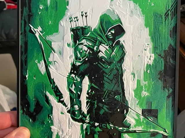 Green Arrow Hueforge