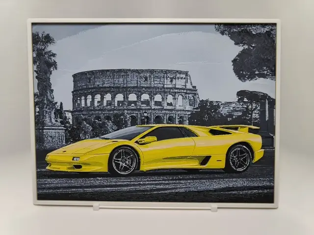 HueForge model: Lamborghini Diablo - Hueforge by BeaN