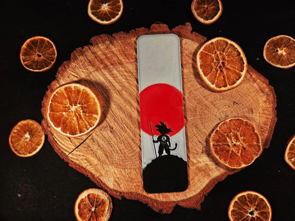 Goku 1 bookmark Dragon Ball by EternalDesigns3D HueForge model: Goku 1 bookmark Dragon Ball by EternalDesigns3D