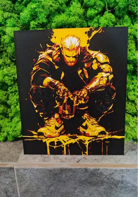 HueForge model: Cable X-Men Nike by Garuda3D