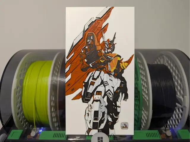 HueForge model: Moon Gundam Hueforge (Art by Ippeigyoubu) by Razel
