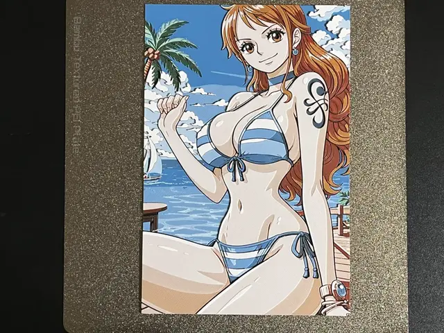 HueForge model: Nami at the Beach One Piece Hueforge by FantasyZ