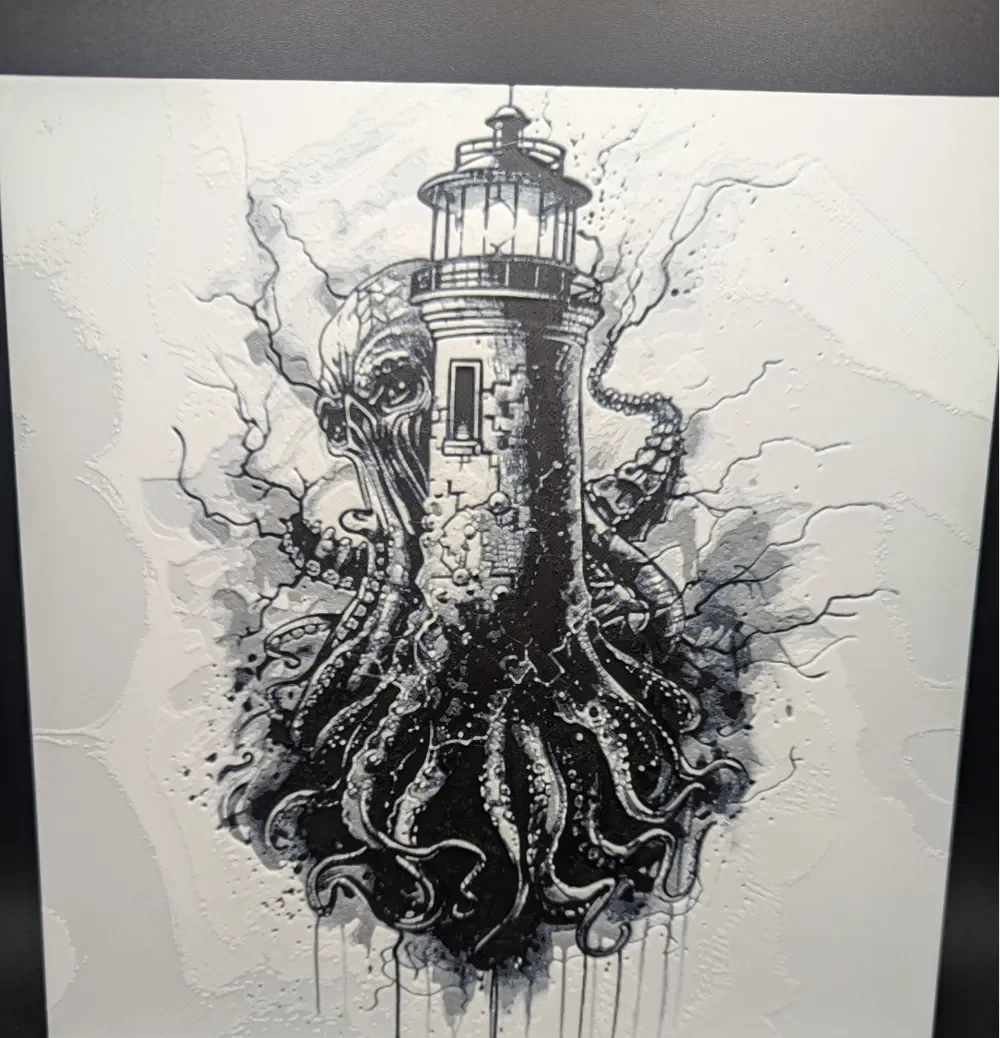 Lighthouse Hueforge by the_bearded_jedi HueForge model: Lighthouse Hueforge by the_bearded_jedi