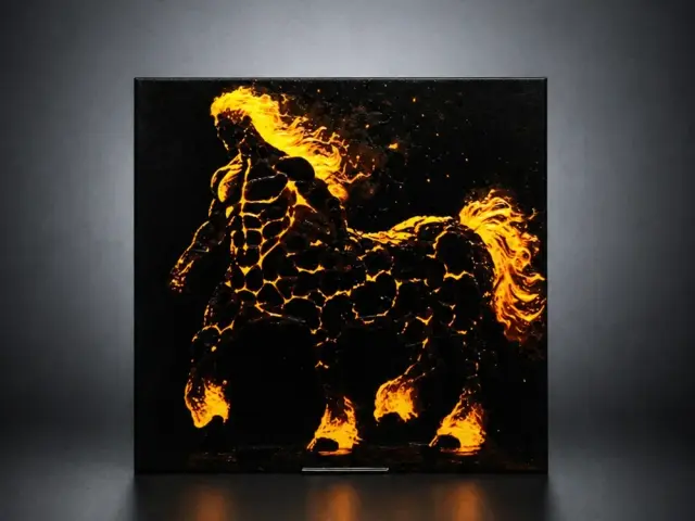 HueForge model: Lava Centaur - The Molten Guardian by Aleksandr