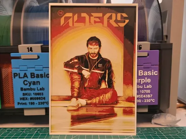 HueForge model: The Alters Game Poster - Hueforge Art by Lumpy3D