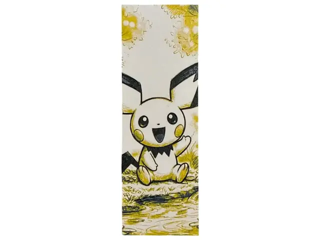 HueForge model: Cute Pichu Bookmark | Pokémon Inspired Bookmark by The SkyLab 3D