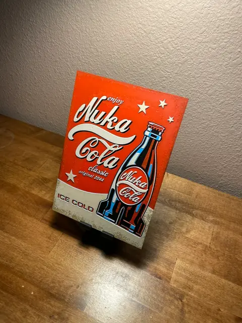 HueForge model: Hueforge - Fallout - Nuka Cola Poster by Cloudy Nostalgia