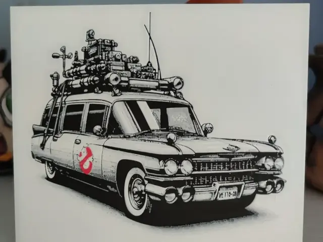 HueForge model: Ghostbusters car hueforge by Litolunar