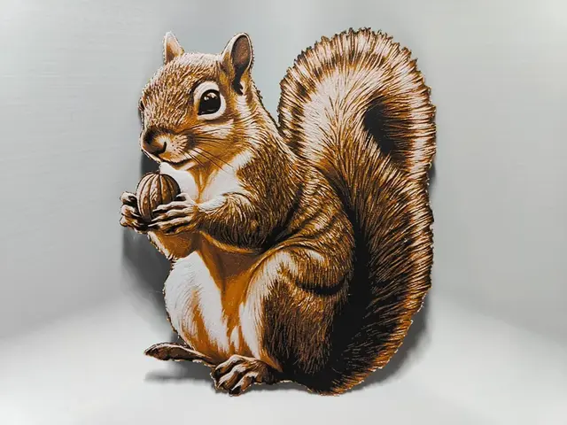 HueForge model: Squirrel - Hueforge by BeaN