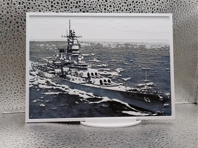 HueForge model: USS Missouri (BB-63) – Hueforge by Borishotch Industries