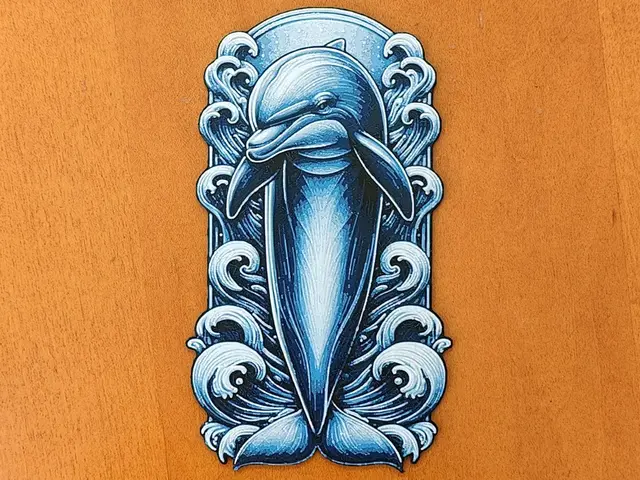 HueForge model: Dolphin Bookmark 2 - Hueforge by Sarge